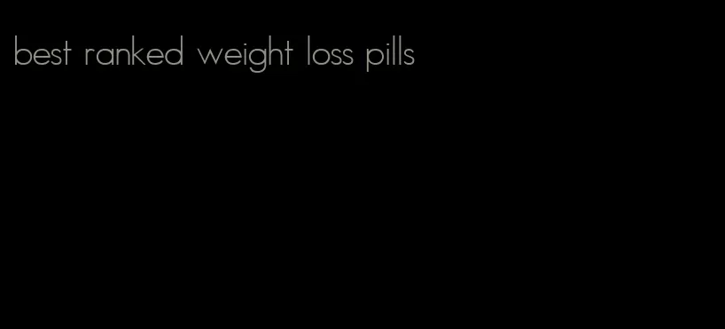 best ranked weight loss pills