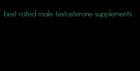 best rated male testosterone supplements