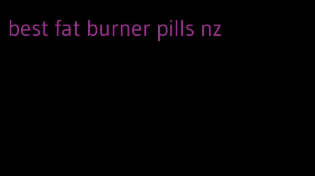 best fat burner pills nz