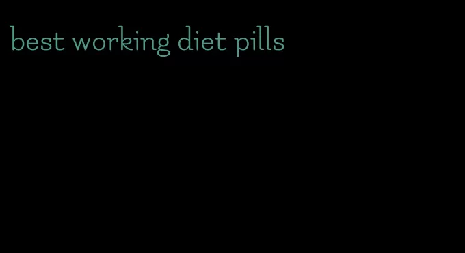 best working diet pills