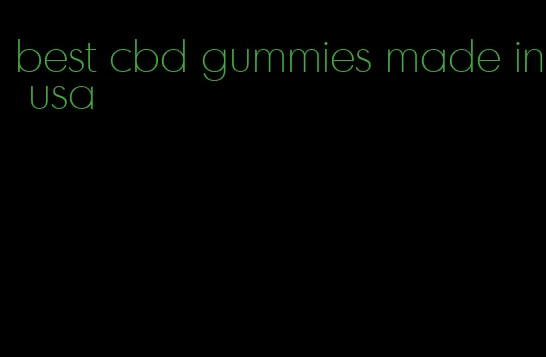 best cbd gummies made in usa