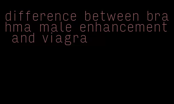 difference between brahma male enhancement and viagra