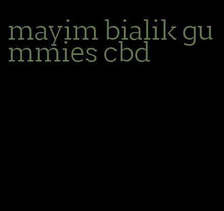 mayim bialik gummies cbd