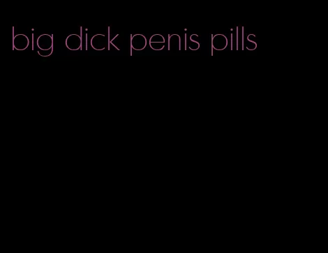 big dick penis pills