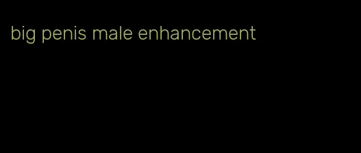 big penis male enhancement