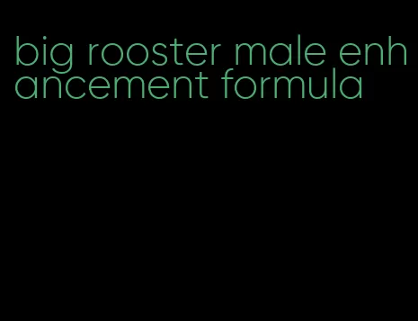 big rooster male enhancement formula