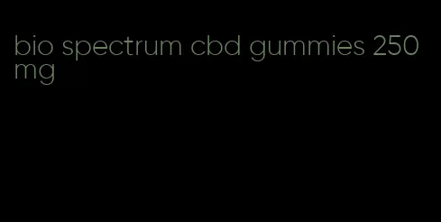 bio spectrum cbd gummies 250mg