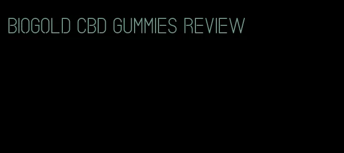 biogold cbd gummies review