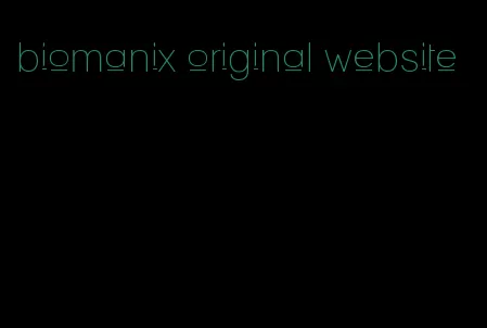 biomanix original website