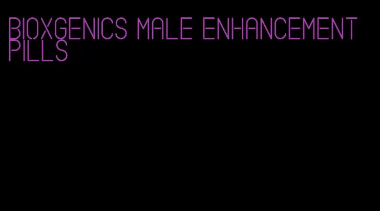 bioxgenics male enhancement pills