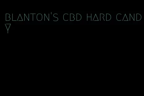 blanton's cbd hard candy