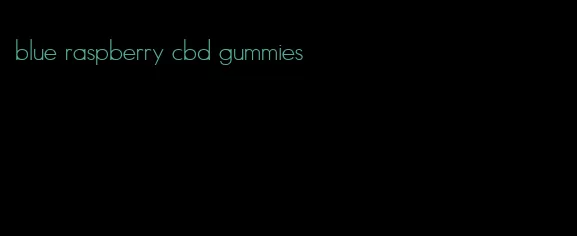 blue raspberry cbd gummies