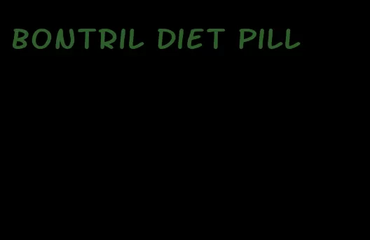 bontril diet pill