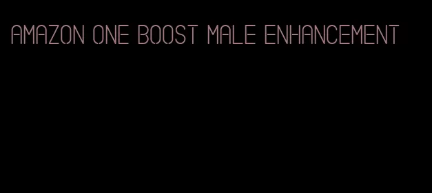 amazon one boost male enhancement