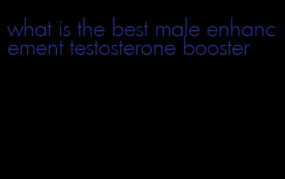 what is the best male enhancement testosterone booster