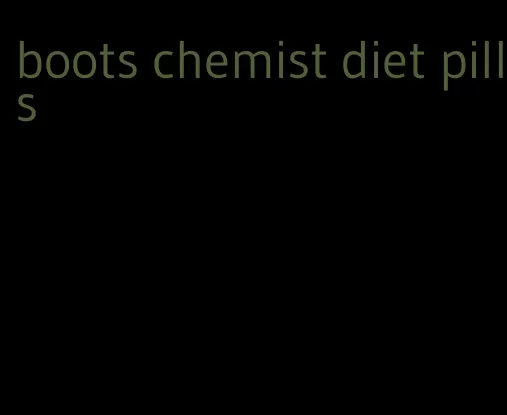 boots chemist diet pills