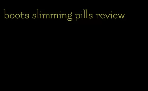 boots slimming pills review