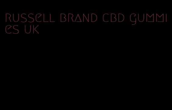 russell brand cbd gummies uk