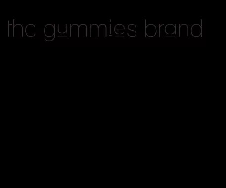 thc gummies brand