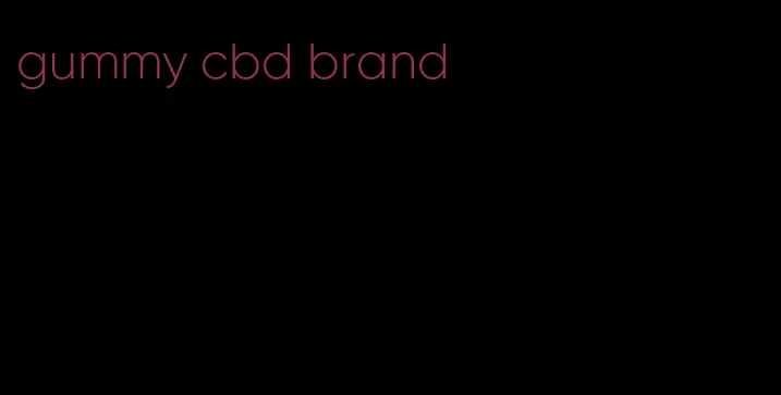 gummy cbd brand