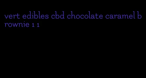 vert edibles cbd chocolate caramel brownie 1 1