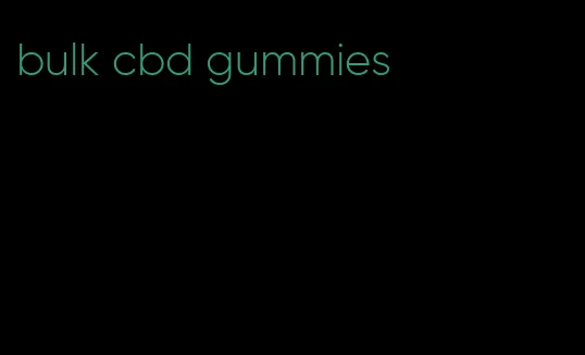 bulk cbd gummies