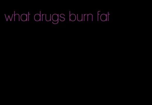 what drugs burn fat