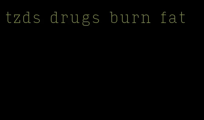 tzds drugs burn fat