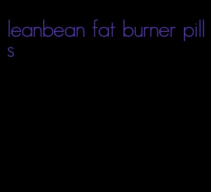 leanbean fat burner pills