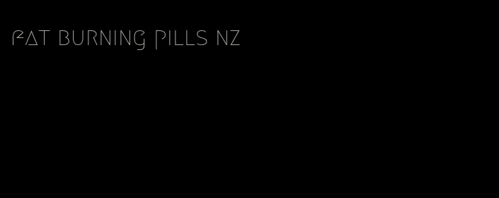 fat burning pills nz