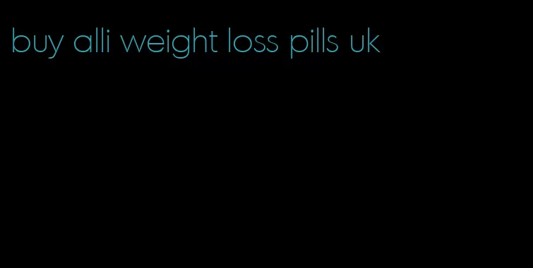 buy alli weight loss pills uk