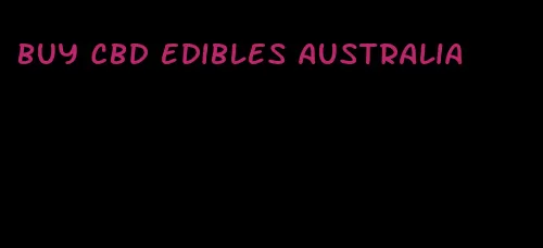 buy cbd edibles australia