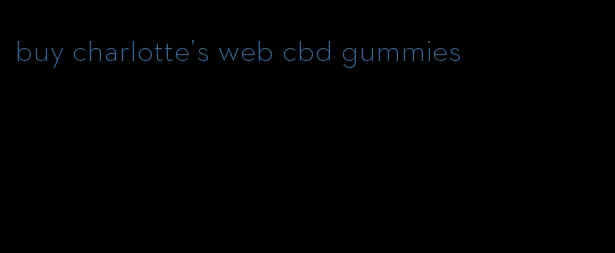 buy charlotte's web cbd gummies