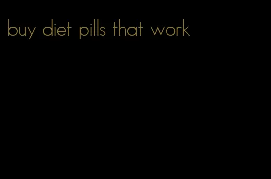 buy diet pills that work