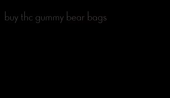 buy thc gummy bear bags