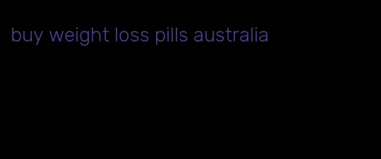 buy weight loss pills australia