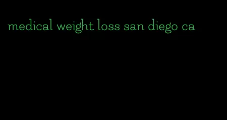 medical weight loss san diego ca