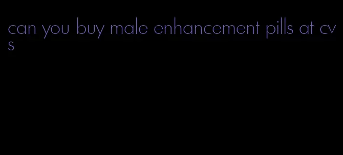 can you buy male enhancement pills at cvs