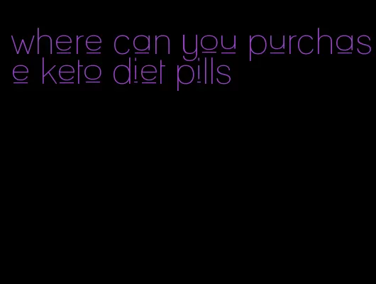 where can you purchase keto diet pills