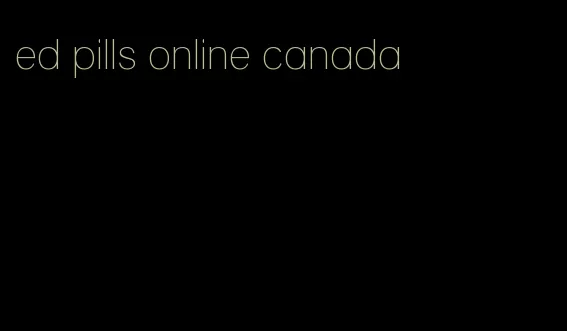 ed pills online canada