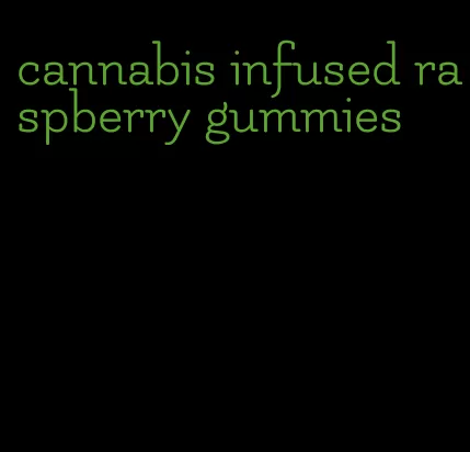 cannabis infused raspberry gummies