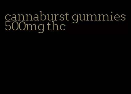 cannaburst gummies 500mg thc