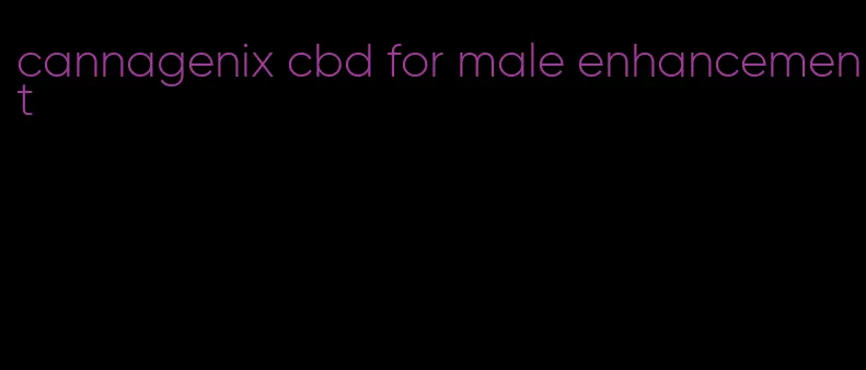 cannagenix cbd for male enhancement