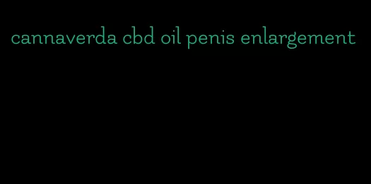 cannaverda cbd oil penis enlargement