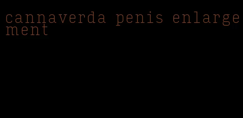 cannaverda penis enlargement