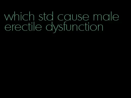 which std cause male erectile dysfunction