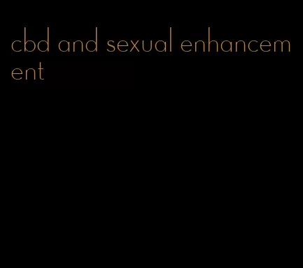 cbd and sexual enhancement