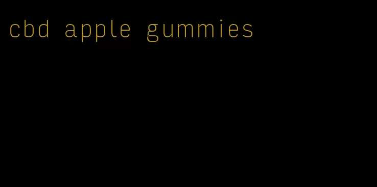 cbd apple gummies