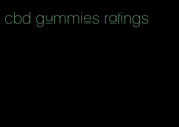 cbd gummies ratings