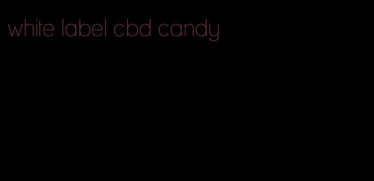 white label cbd candy